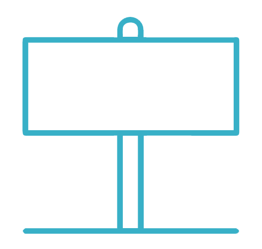 signage icon copy