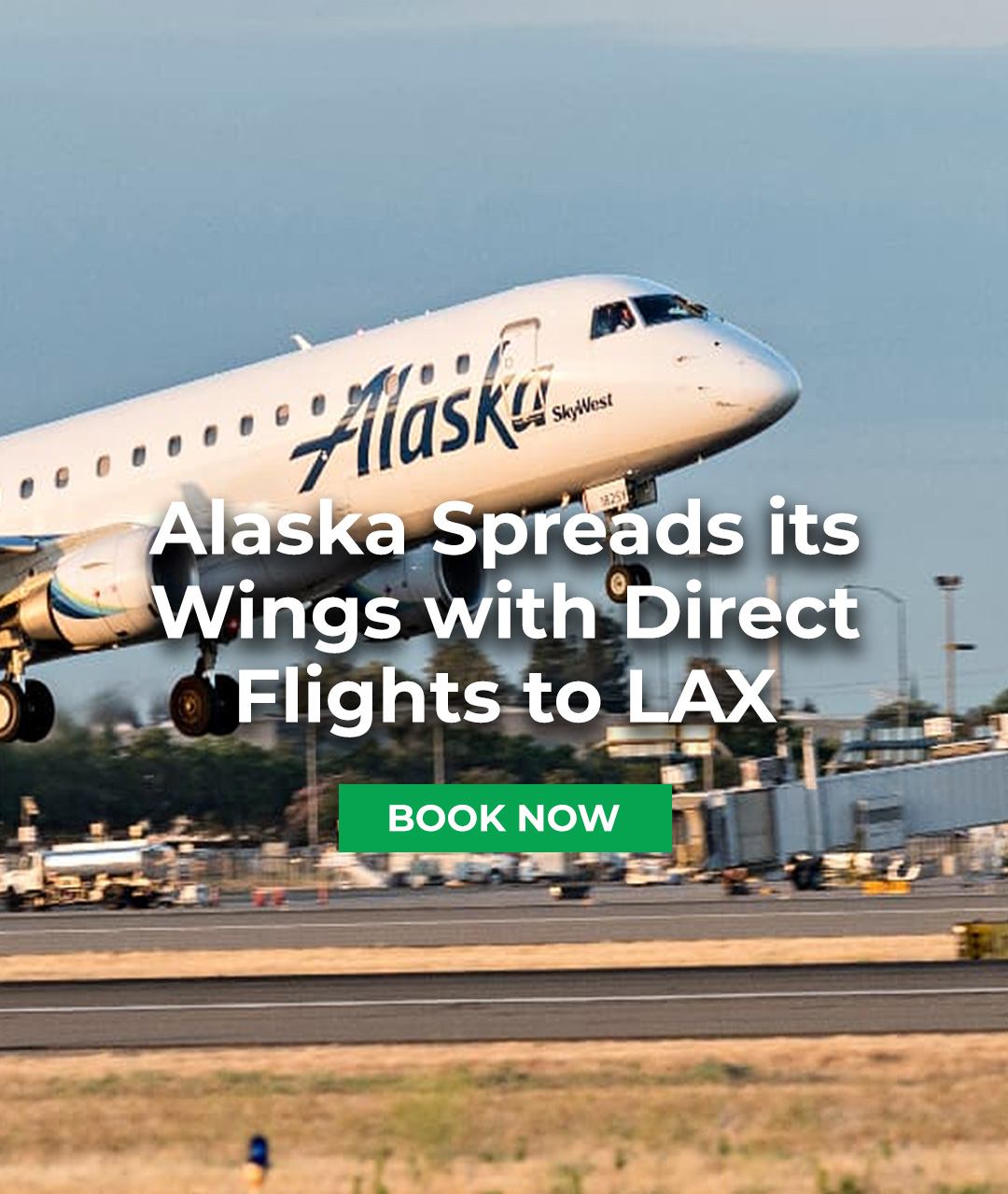 Alaska Airlines Direct Flight to LAX