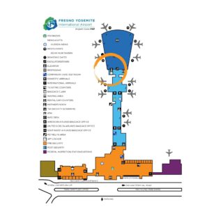 Terminal Maps Virtual Tour - Fresno Yosemite International Airport ...