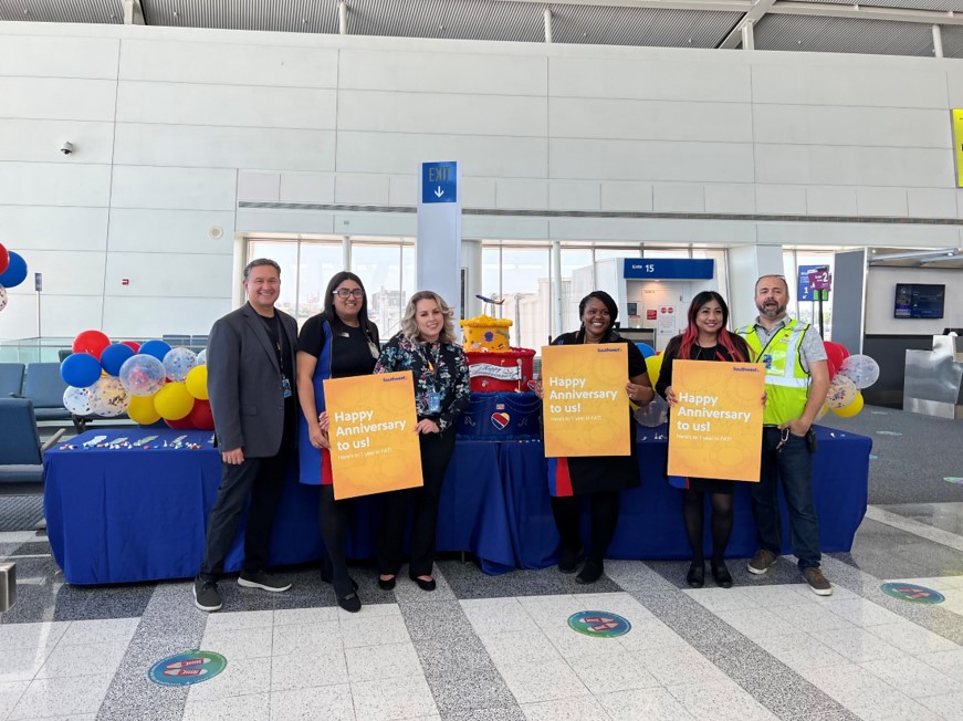 Fresno Airport Celebrates Southwest Airlines One-Year Anniversary 