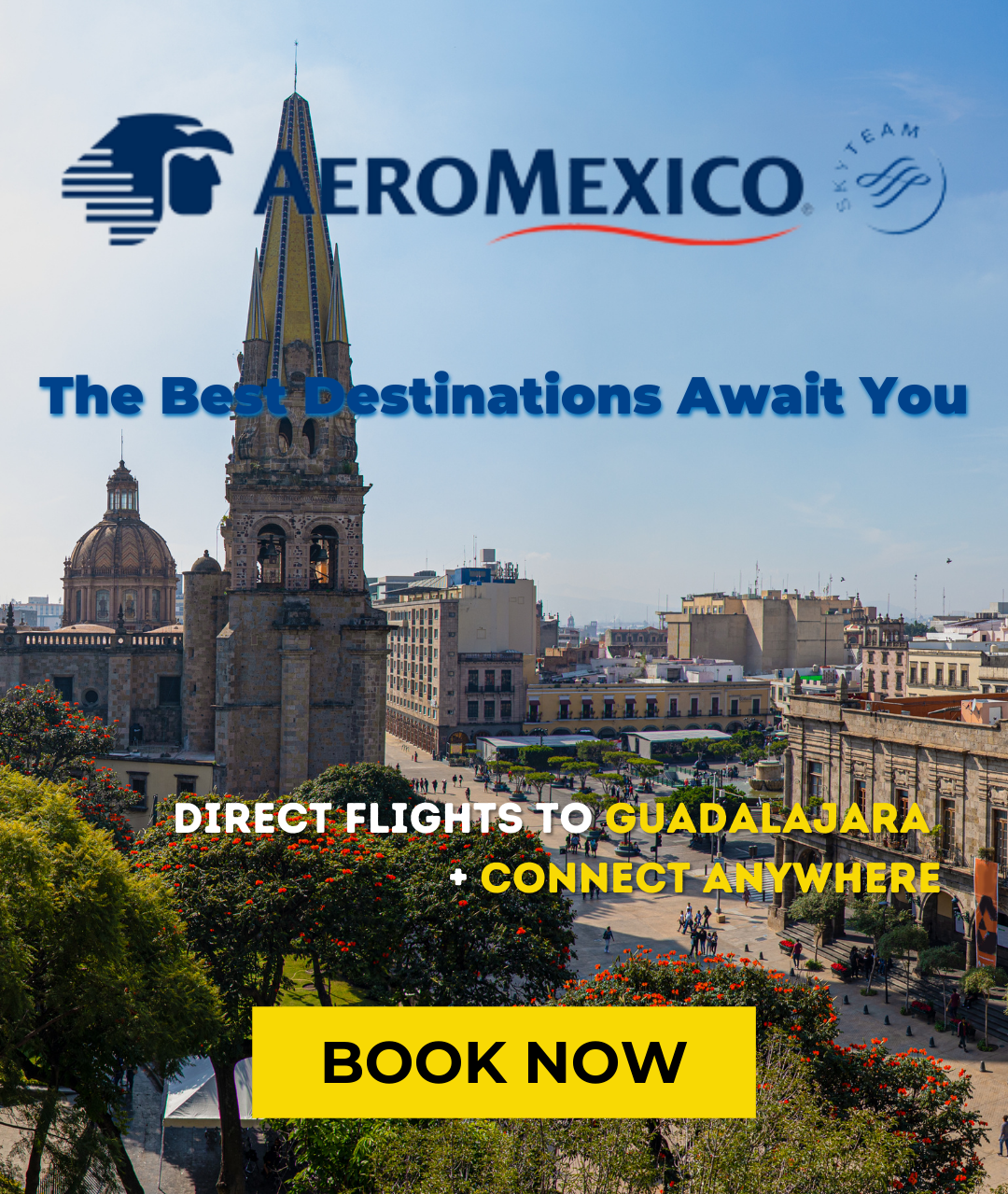 Aero Mexico Direct flights